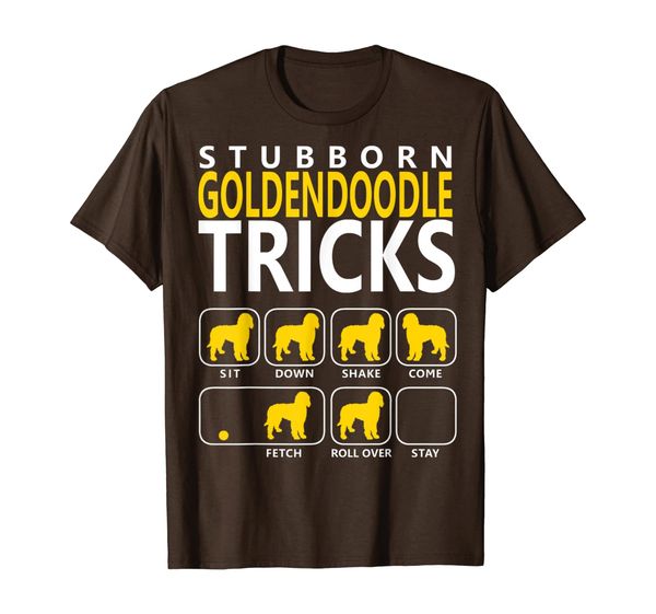 

goldendoodle t-shirt, White;black