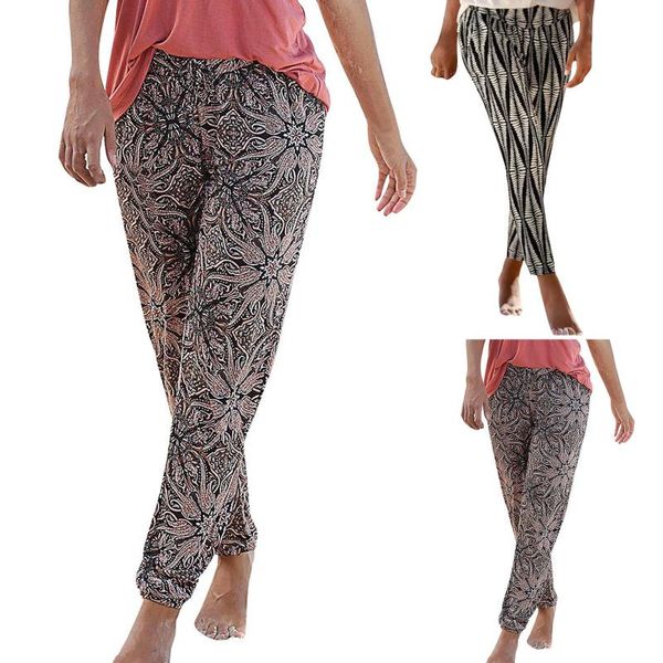 

women's pants & capris 2021 women fashion casual high waist stretchy skinny pencil ladies office streetwear, Black;white