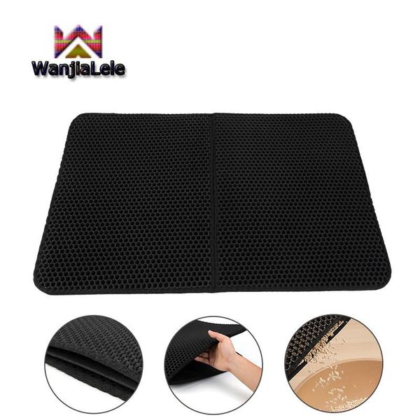 

cat beds & furniture cats litter mat house double-layer honeycomb kitten eva portable with leather waterproof bottom pet supplies