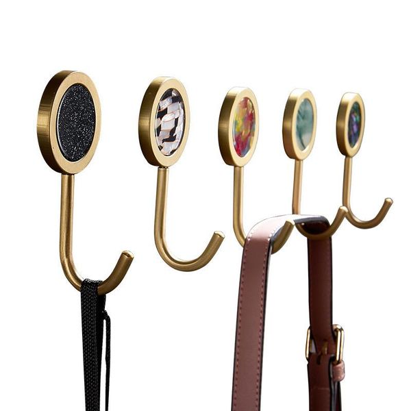 

robe hooks colorful brass for bathroom wall hook towel coat hat gold bag keys small