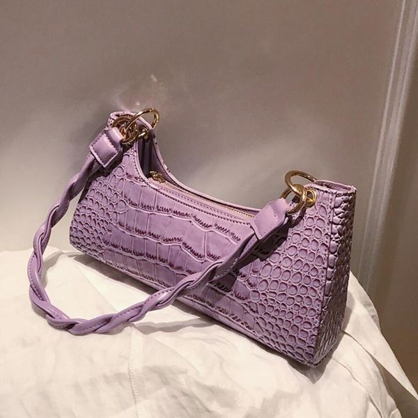 

cross body crocodile pattern tote bag 2021 fashion high-quality pu leather women's designer handbag travel shoulder messenger