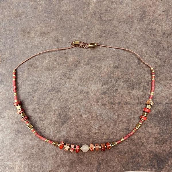 

beaded, strands vikiko natural powder crystal symbolizes love, fine rose red rice beads small bracelet, female woven bead string, girlfriend, Black