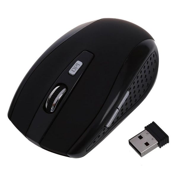 

mice 2.4ghz optical wireless mouse usb black for pc