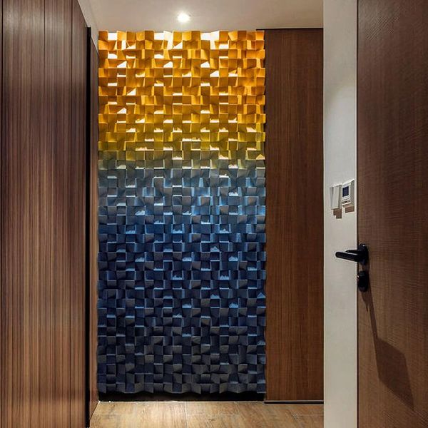 

wall stickers 2021 fashion 3d acoustic panel eco-friendly wood diffuser decorative painting art decor background