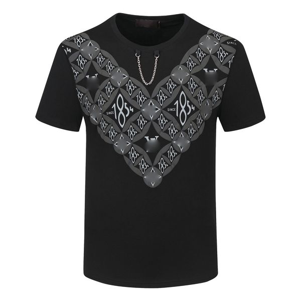 

2021ss high-quality factory direct sales new short-sleeved fashion printing men's and women's t-shirt casual outdoor clothing, White;black