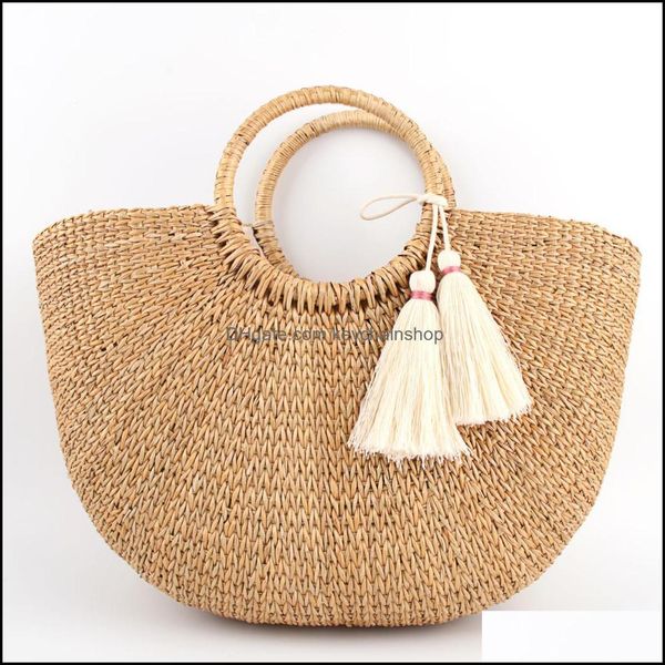 

keychains fashion accessories 1pc bohemian handmade tassels bag keychain women car handing keyring simple jewlery e2466 drop delivery 2021 y, Silver