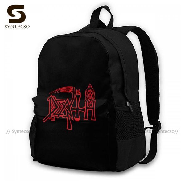 

death backpacks large elegant polyester backpack travel teenage bags