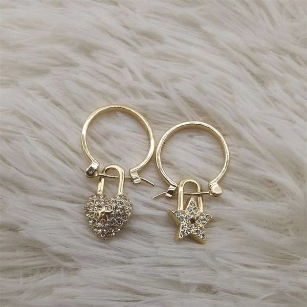 

love earrings red the style versatile earrings end material, Golden;silver