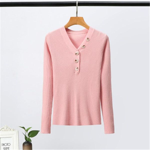 

women's sweaters korean fashion autumn v neck sweater knitted womens 2021 winter for women pullover jumper pull femme z2484, White;black