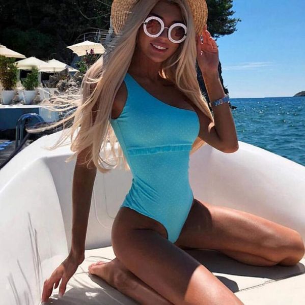 

one-piece suits fahsion summer one piece swimsuit women female bikini push up padded shoulder bathing swimwear beachwear