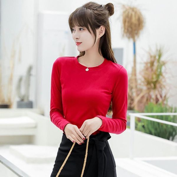 

women's blouses & shirts round collar white shirt women 100% cotton blouse female elegant 2021 autumn long sleeve ladies office ca