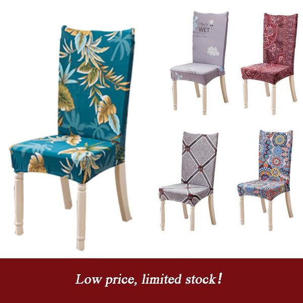 

chair covers modern printing spandex elastic slipcover removable anti-dirty for wedding stretch cover office
