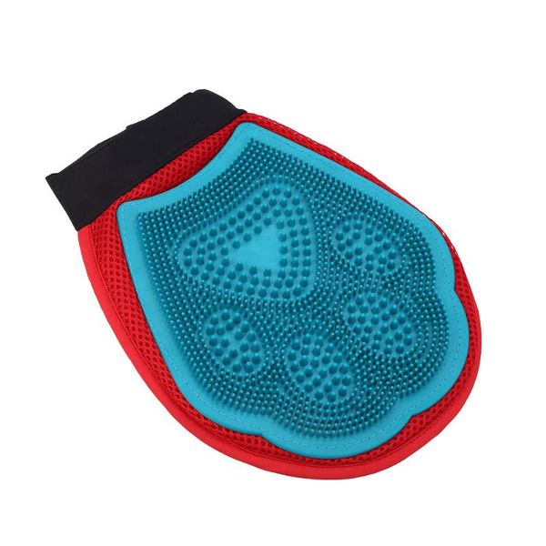 

dog apparel pet massage gloves fur grooming brush comb bathing tool plastic