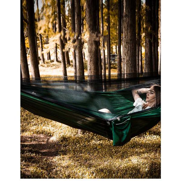 

camp furniture 2 person outdoor garden hikking suspended swing camping survival tourist sleeping hanging hammock mosquito net pendan