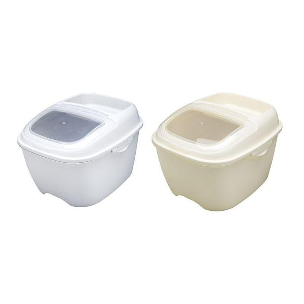 

storage bottles & jars t3ec reusable 10kg large capacity rice airtight holder grain flour container