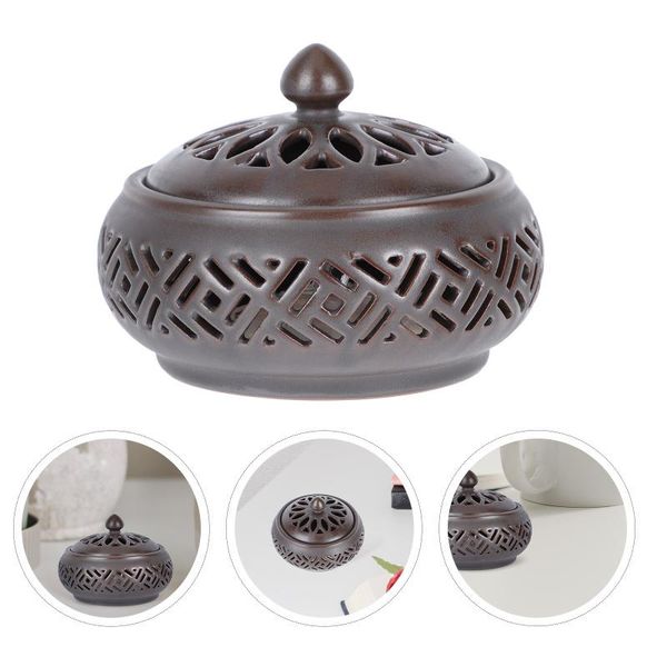 

fragrance lamps 1pc deskincense holder lighting decor exquisite ceramic