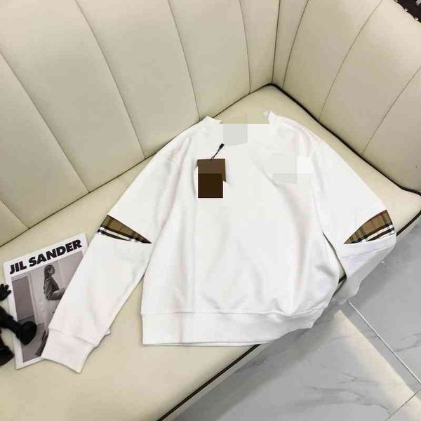 

women's hoodies & sweatshirts autumn winter spliced plaid pullover v3hf, Black