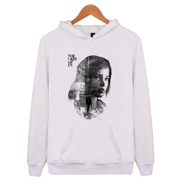 

the last of us 2021 3d hoodies sweatshirts melted print long sleeve pullovers streetwear spring fashion harajuku e4546, Black