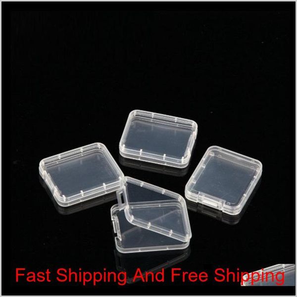 

shatter container box protection case card container memory card boxs cf card tool plastic transparent storage eas qyldqr wrhome