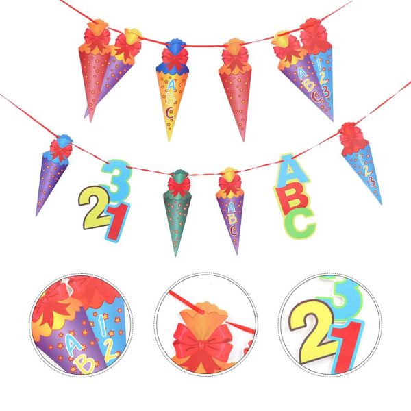 

curtain & drapes back to school banner paper hanging exquisite classroom flag