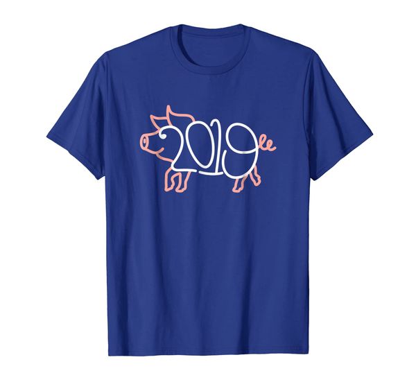 

2019 the year of pig shirt chinese zodiac earth pigs t-shirt, White;black
