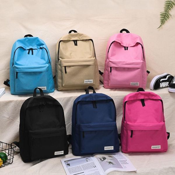 

backpack japanese schoolbag simple campusm men women korean college style school bag female male student feminina backpacks
