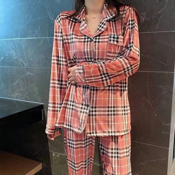 

spring autumn pleuche fabric soft women sleepwear cozy pajamas suit oversize square collar loose pants 2 piece set female, Black;red
