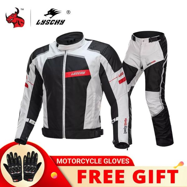 

motorcycle apparel lyschy jacket waterproof winter cold-proof motocross motorbike windproof riding clothing protective gear