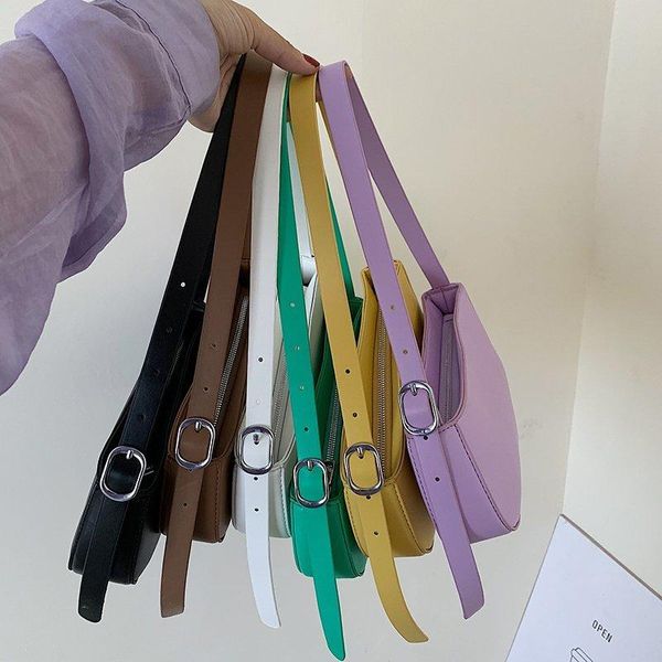 

evening bags handle bag women retro handbag pu leather shoulder totes underarm vintage female small subaxillary clutch