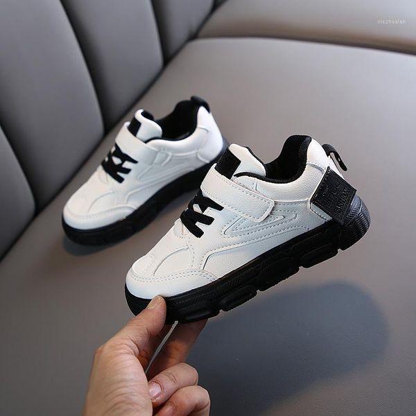 

athletic & outdoor zo44 girls sneakers breathable spring fashion kids shoes for boys casual student1, Black