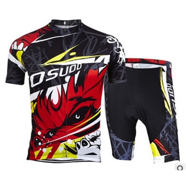 

short sleeve fabric spring and summer professional cycling clothing, Black;white