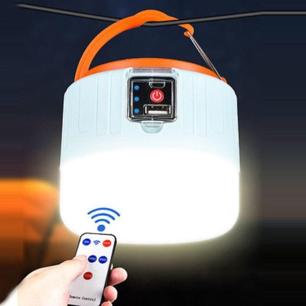 

solar lamps outdoor rechargeable camping energy-saving light bulb