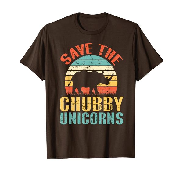 

Save The Chubby Unicorns Shirt. Vintage Retro Colors Tee, Mainly pictures