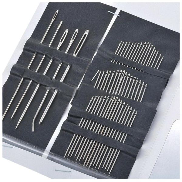 

55 pcs / set metal sewing needle embroidery mending craft, Black