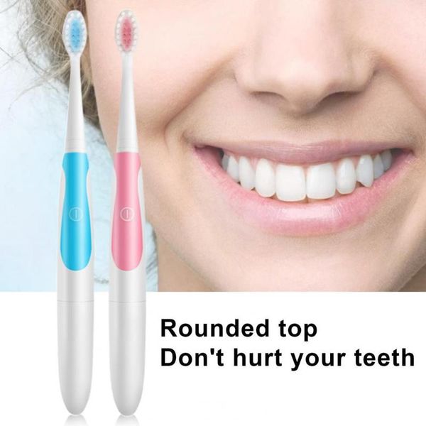 

smart electric toothbrush seago sg-906 1 set oral brush efficient ergonomic abs dental care battery powered for travel