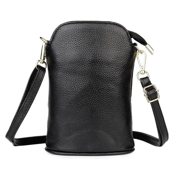 

shoulder bags leather mobile phone bag women's messenger simple soft cow