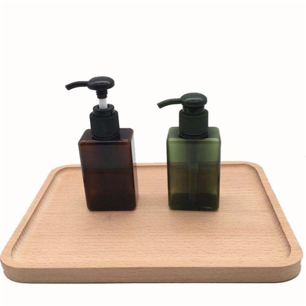Flacone da 100 ml in PETG Contenitore riutilizzabile per shampoo Dispenser di sapone per le mani Vaso per bottiglia di liquido per shampoo cosmetico per il trucco