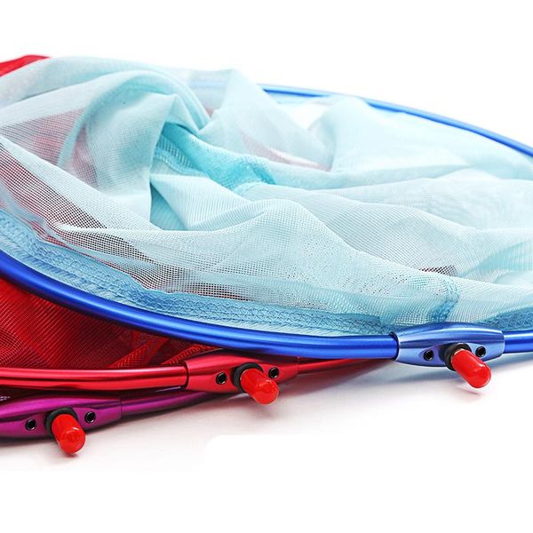 

hand fishing net head quick-drying small mesh aluminum-magnesium alloy removable outdoor fishing accessories