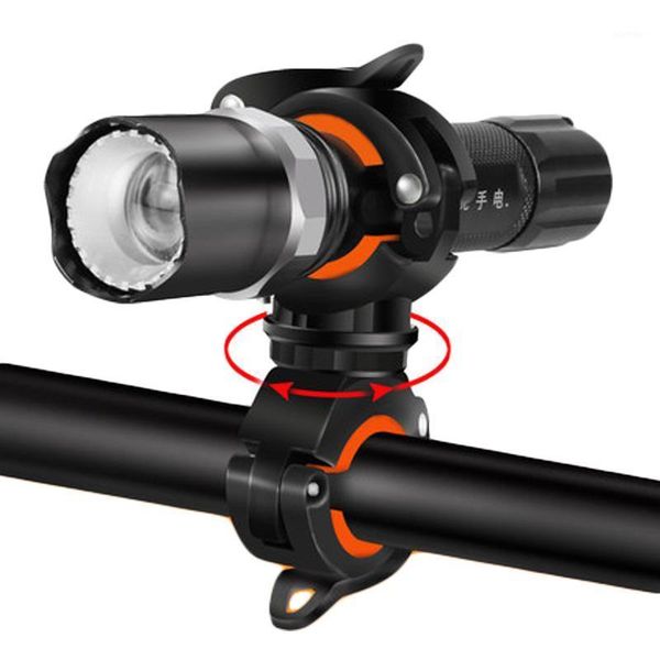 

bike lights mountain bicycle powerful led light clip road handlebar lamp holder air pump bracket mtb cycling accessories1