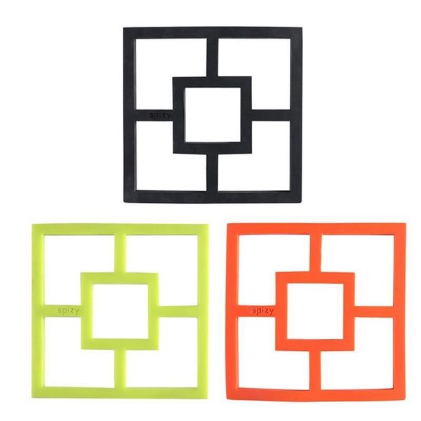 

mats & pads silicone heat insulation pot holder pad for tray cup coasters non-slip table kitchen accessories