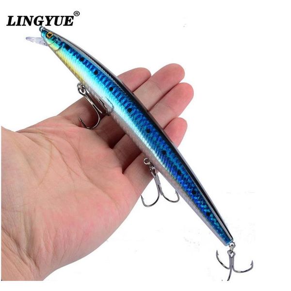 

abs plastic long pencil swimbaits saltwater fishing lure 24g-0.85oz 18cm-7'' 3d eyes high quanlity quickly jllxzh insyard