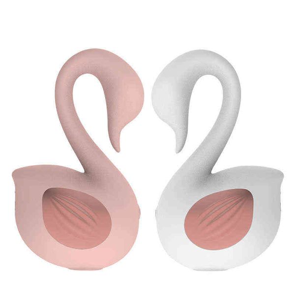 NXY Vibratoren Hot 2022 New Little Swan Love Teasing Vibrating Clitoris Sucking Vibrator Vaginal Nippel Clit Adult Toys For Women Sex 0106