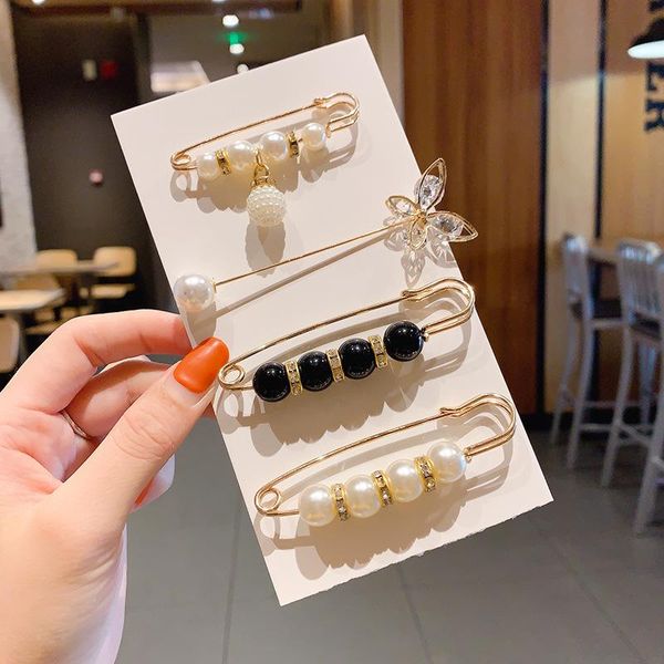 

fashion enamel pin new year brooches fixed needle suit pins vintage creative gift jewelry coat dress accessories for women, Gray