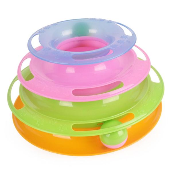 

cat beds & furniture funny pet toys crazy ball disk interactive amusement plate play disc turntable toy 1pc
