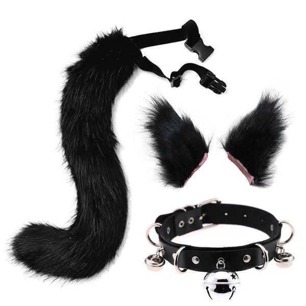 

other event & party supplies halloween carnival cosplay ear tail personalized necklace 3-piece set stage performance multicolor