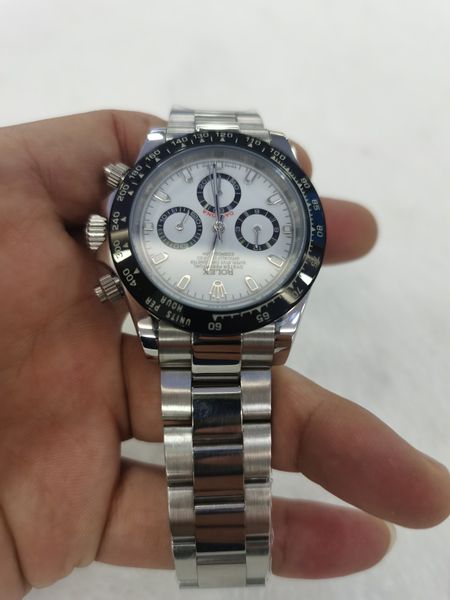 

with original box luxury men automatic movement watch full sapphire glass tona series m116519 simple silver dial steel strap master mens wat, Slivery;brown