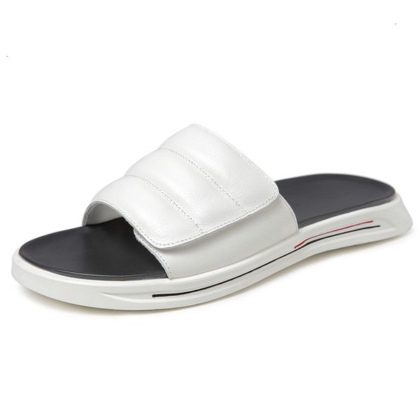 

summer slippers white slippers men's outdoor sandals e4rw, Black