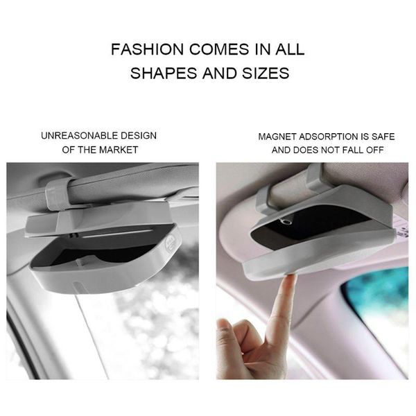 

car organizer auto eyeglasses clip glasses cases sun visor sunglasses holder wholesale