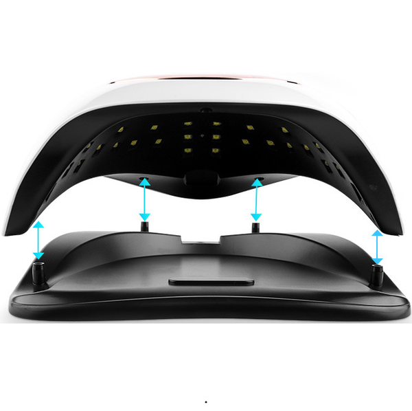 

professional nail salon uv polish dryer bq-v1 high power 168w fast drying professional uv/led nail lamp factory supplier