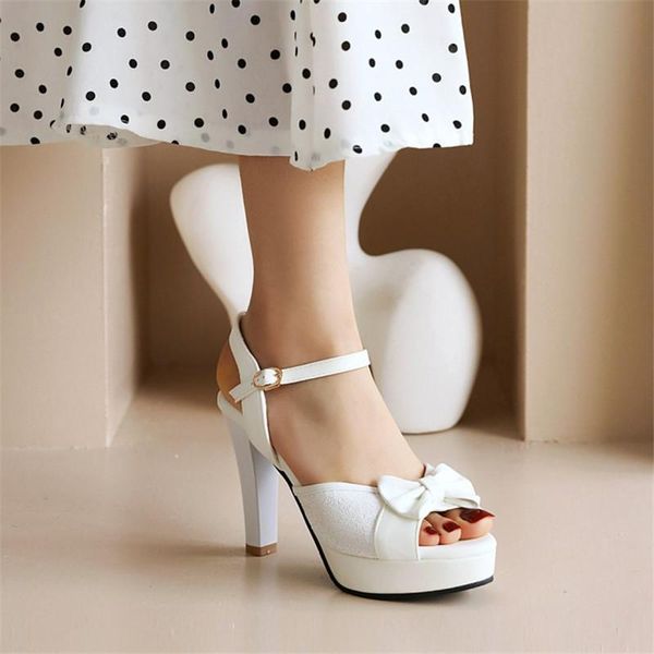 

dress shoes pxelena bling sequined bride wedding white pink blue peep toe butterfly-knot stiletto high heels sandals women 34-43, Black